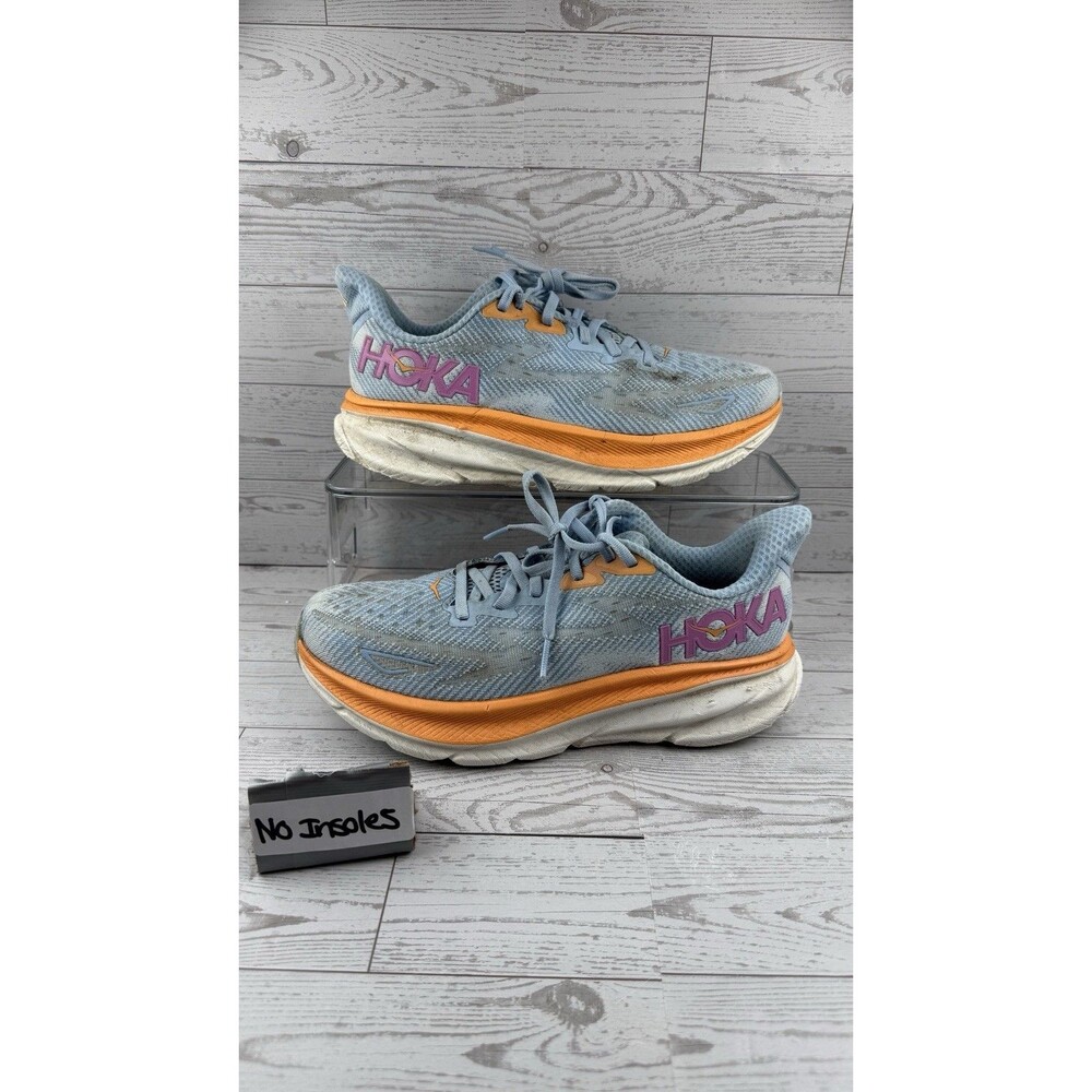 Hoka One One Clifton 9 Running Shoes Womens Sz 8 B Sneakers Athletic #465